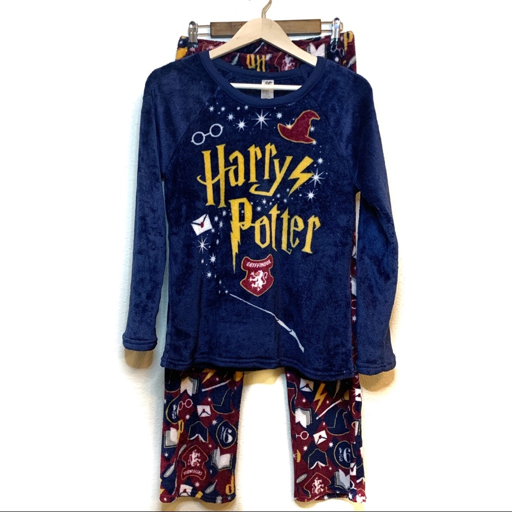 SOLD NWOT Harry Potter Fleece Pajama Set Blue